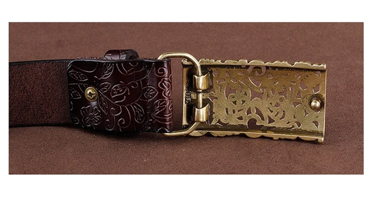 Women's Stylish Leather Buckle Belt