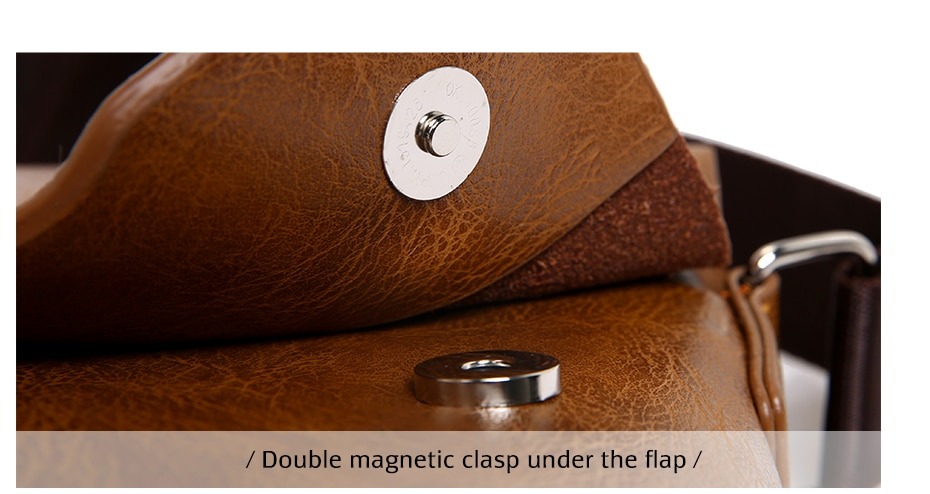 Men's Leather Crossbody Casual Shoulder Bag (TMC104)