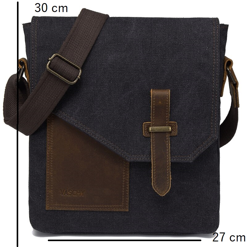 Men's Vintage Messenger Casual Bag Water proof Shoulder Crossbody Bag (TMC106)