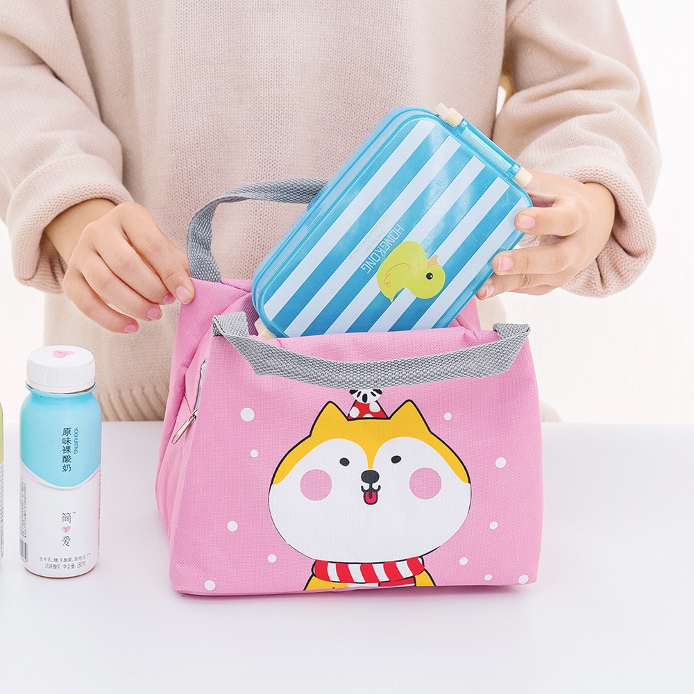 Children's Thermal Insulated Cute Lunch box, Picnic bag (TLB01)