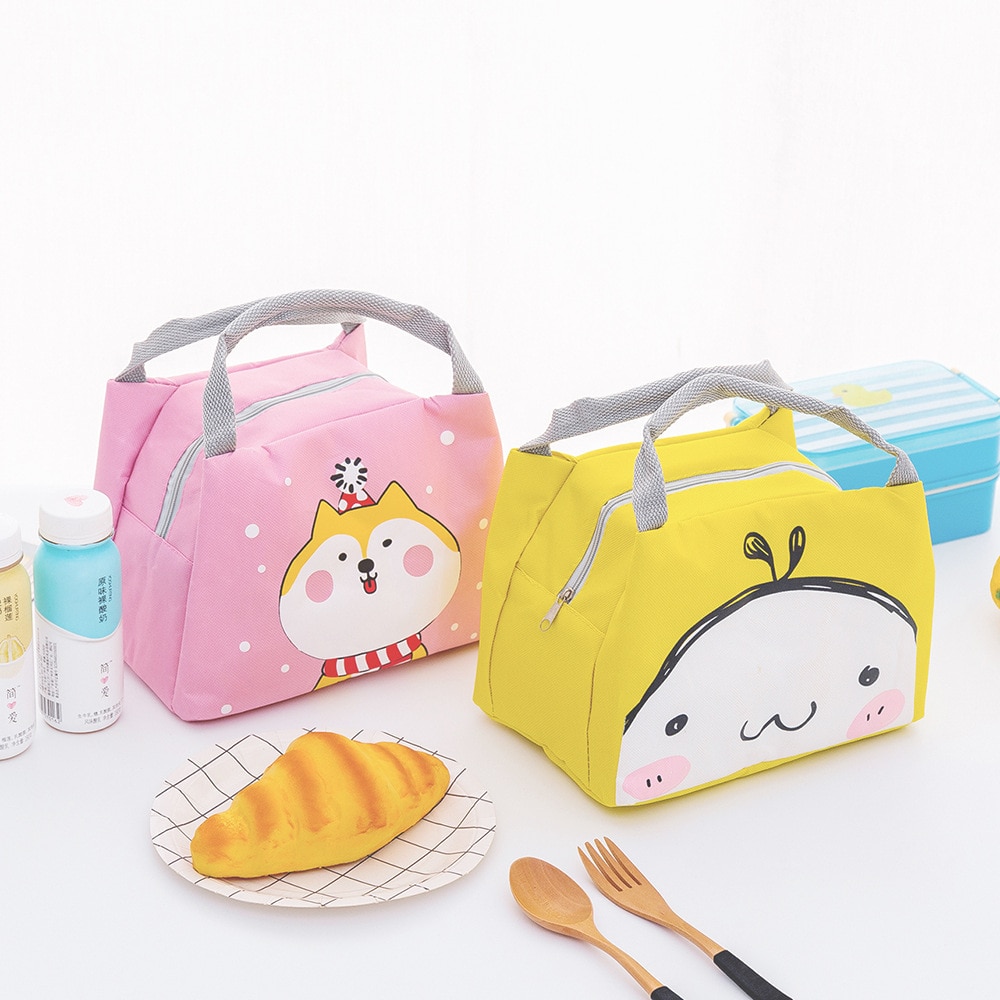 Children's Thermal Insulated Cute Lunch box, Picnic bag (TLB01)