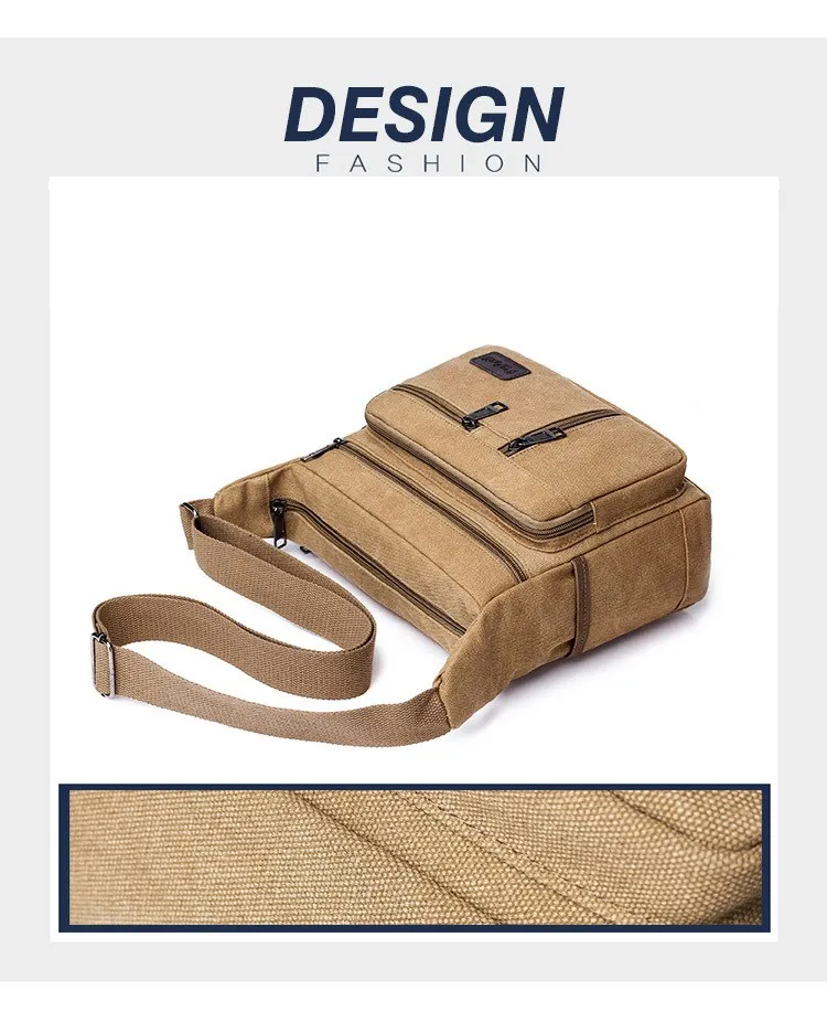 Canvas Crossbody Messenger Bags (TMB057) - New Arrival