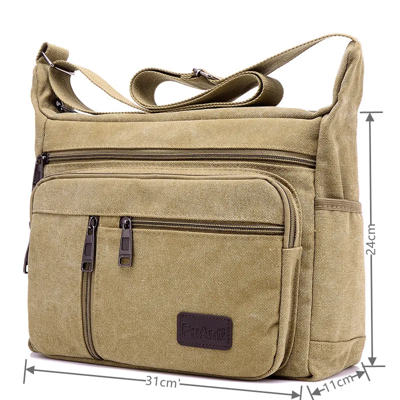 Canvas Crossbody Messenger Bags (TMB057) - New Arrival