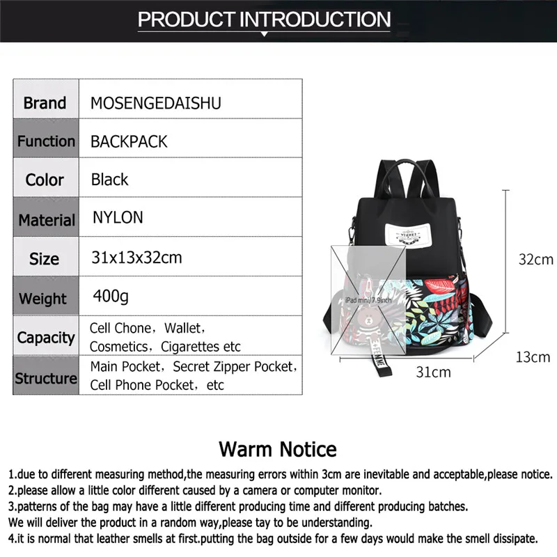 Beautiful design Backpack (TWB055) - New Arrival