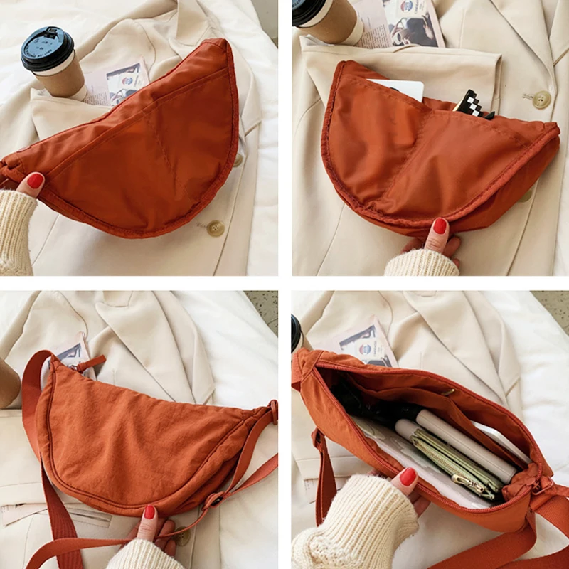 Half Moon popular crossbody shoulder bag (TWC050) - New Arrival